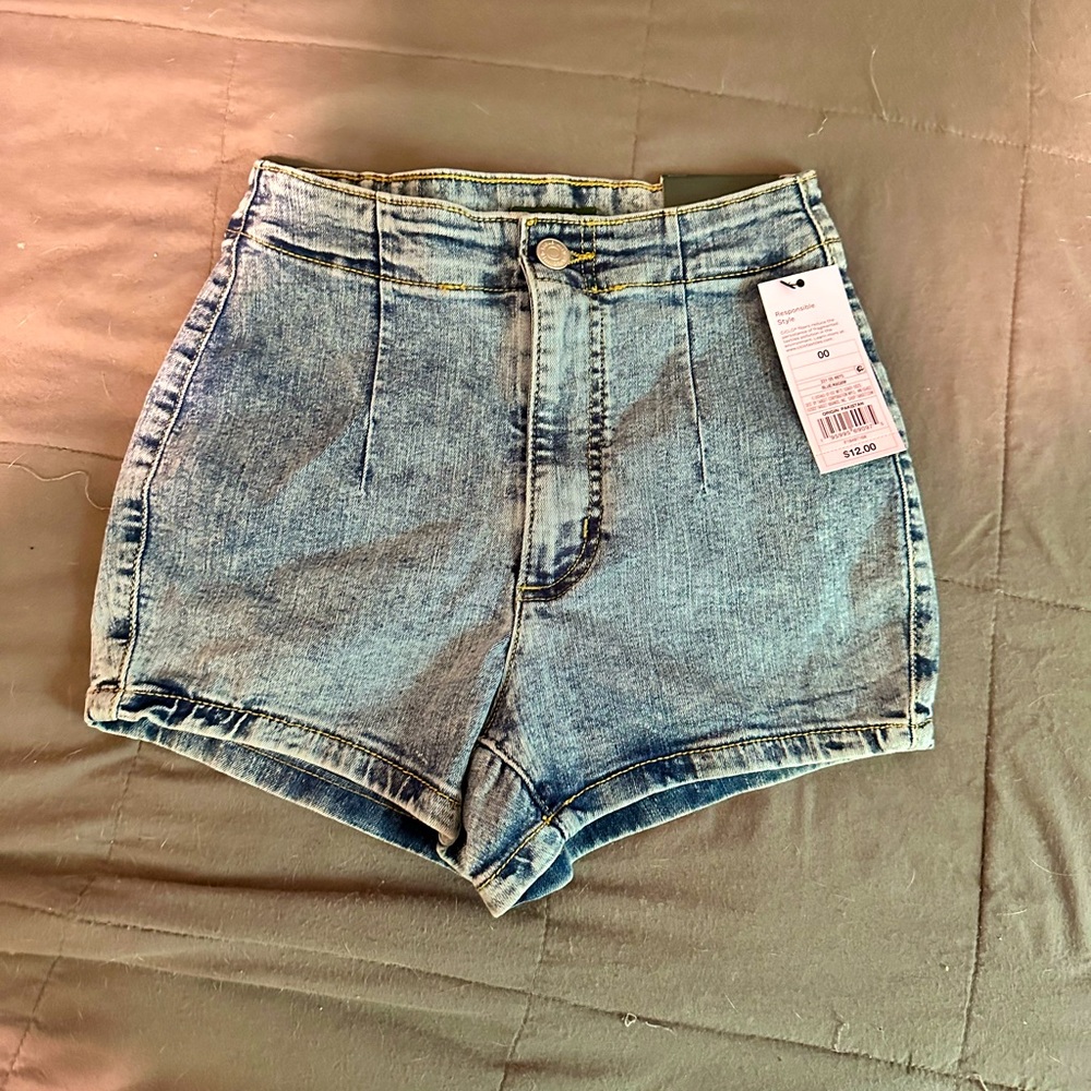 target denim shorts